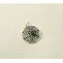 Кулон паук на паутине Maxi Silver 8727