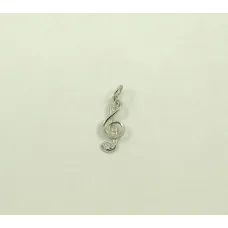 Кулон скрипичный ключ Maxi Silver 8711