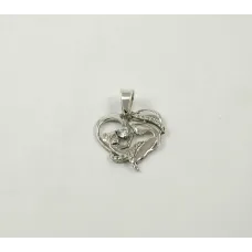Кулон мама и ребенок Maxi Silver 8589