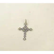 Золотой крест с цирконами Maxi Silver 8463