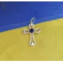 Крестик с цирконами Maxi Silver 8232