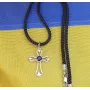 Крестик с цирконами Maxi Silver 8232
