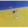 Крестик с цирконами Maxi Silver 8232