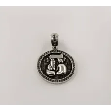 Кулон боксерские перчатки Maxi Silver 8152