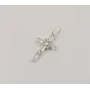 Крест с прямоугольными камнями Maxi Silver 8116