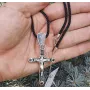 Крест с эмалью Maxi Silver 8026