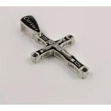 Крест с эмалью Maxi Silver 8026
