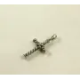 Стильный крестик Maxi Silver 7703