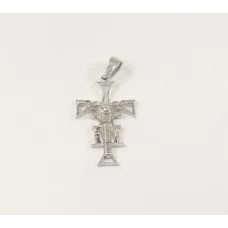 Кулон Крест мотоцикл Maxi Silver 7510