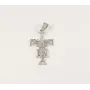 Кулон Крест мотоцикл Maxi Silver 7510