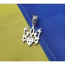Кулон Трезуб Maxi Silver 7458