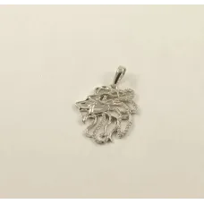 Кулон лев Maxi Silver 7385