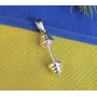 Кулон в виде штанги Maxi Silver 7036
