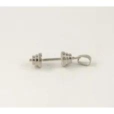 Кулон в виде штанги Maxi Silver 7036