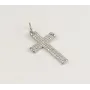 Крест с камнями Maxi Silver 6885