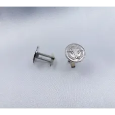 Запонки вдв Maxi Silver 5465