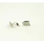 Запонки мужские Maxi Silver 4814