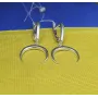 Сережки лунница Maxi Silver 9287