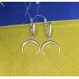 Сережки лунница Maxi Silver 9287