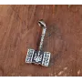 Молот тора с гербом Украины Maxi Silver 9169
