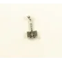 Молот тора с гербом Украины Maxi Silver 9169