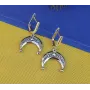 Серьги лунница Maxi Silver 9120