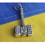 Молот тора с гербом Maxi Silver 8946