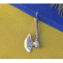 Секира Перуна с коловратом и колядником и триглавом Maxi Silver 8945