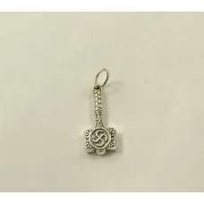 Оберег молот Тора и Яровик Maxi Silver 8944