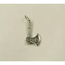 Оберег Секира Перуна с Коловратом и Колядником Maxi Silver 8942