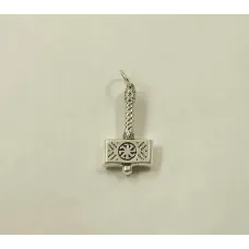 Молот тора с коловратом и колядником Maxi Silver 8939