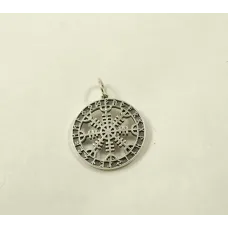Оберег шлем страха Maxi Silver 8935