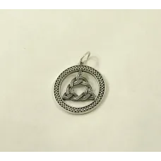 Кулон оберег триглав Maxi Silver 8932