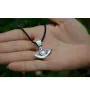 Секира Перуна с черным солнцем Maxi Silver 8918
