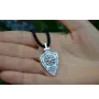 Оберег шлем страха со щитом Maxi Silver 8917