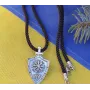 Оберег шлем страха со щитом Maxi Silver 8917