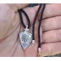 Оберег шлем страха со щитом Maxi Silver 8917