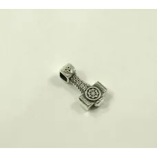 Молот тора с оберегом молвинец Maxi Silver 8916