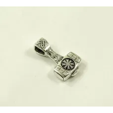 Молот тора с оберегами Maxi Silver 8915