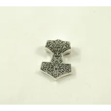 Кулон оберег молот Тора Maxi Silver 8913