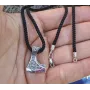 Секира Перуна с оберегами Maxi Silver 8912