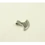 Оберег секира Перуна с Триглавом Maxi Silver 8911