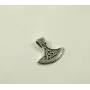 Оберег секира Перуна с Триглавом Maxi Silver 8911