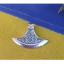 Оберег секира Перуна со звездой руси Maxi Silver 8910