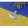 Оберег секира Перуна со звездой руси Maxi Silver 8910
