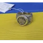 Кольцо оберег Велеса Maxi Silver 8776 SE 18