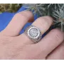 Кольцо оберег Велеса Maxi Silver 8776 SE 20.5