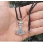 Оберег молот Тора Maxi Silver 8742
