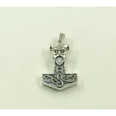 Оберег молот Тора Maxi Silver 8742