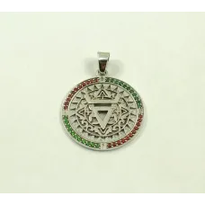 Оберег Велеса с камнями Maxi Silver 8639